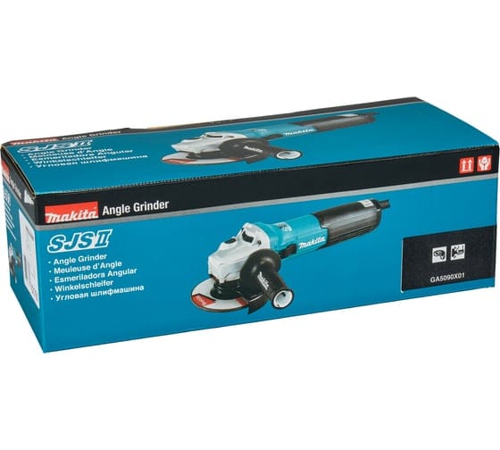 Одноручная углошлифмашина в кор. (1900 Вт, диск 125х22 мм регулировка оборотов 2800-11500) MAKITA GA5090X01