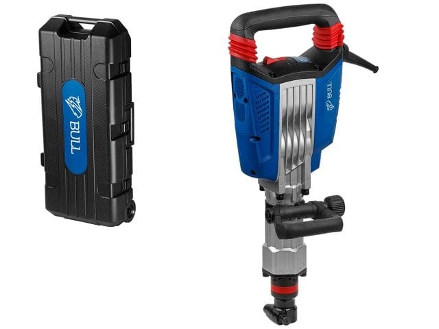 Отбойный молоток 1750 Вт, 45 Дж, HEX 30, конст. электр., 1600 уд/мин (вес 15 кг) BULL SH 1501