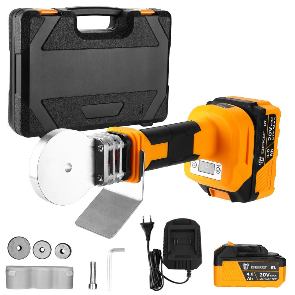 Паяльник для полипропиленовых труб аккумуляторный R-DKCPW20V Deko