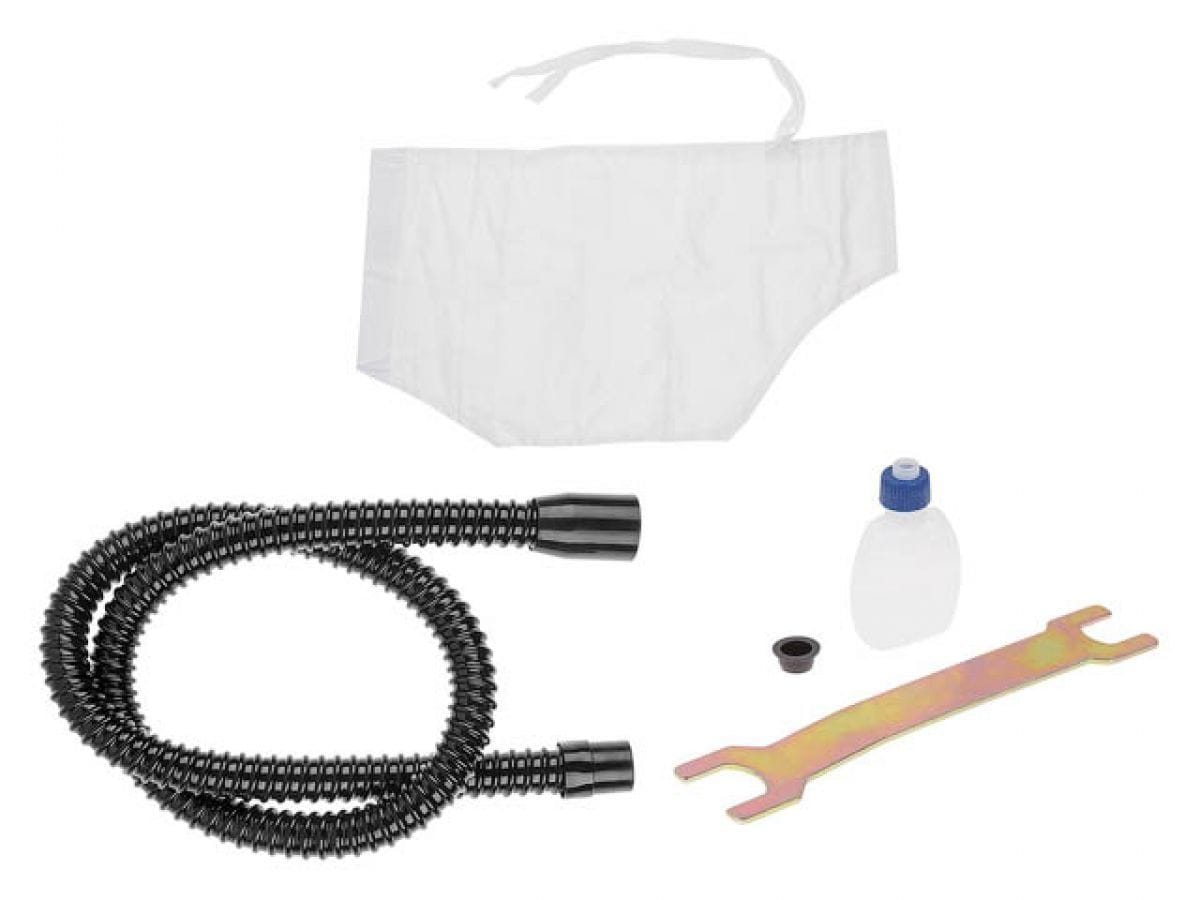 Пневмошлифмашина эксцентриковая (150 мм / 6", Эксцентр.: 5 мм, 10 000 об/мин, 180 л/мин, вакуум.пылеотвод) ECO ASP12-150V