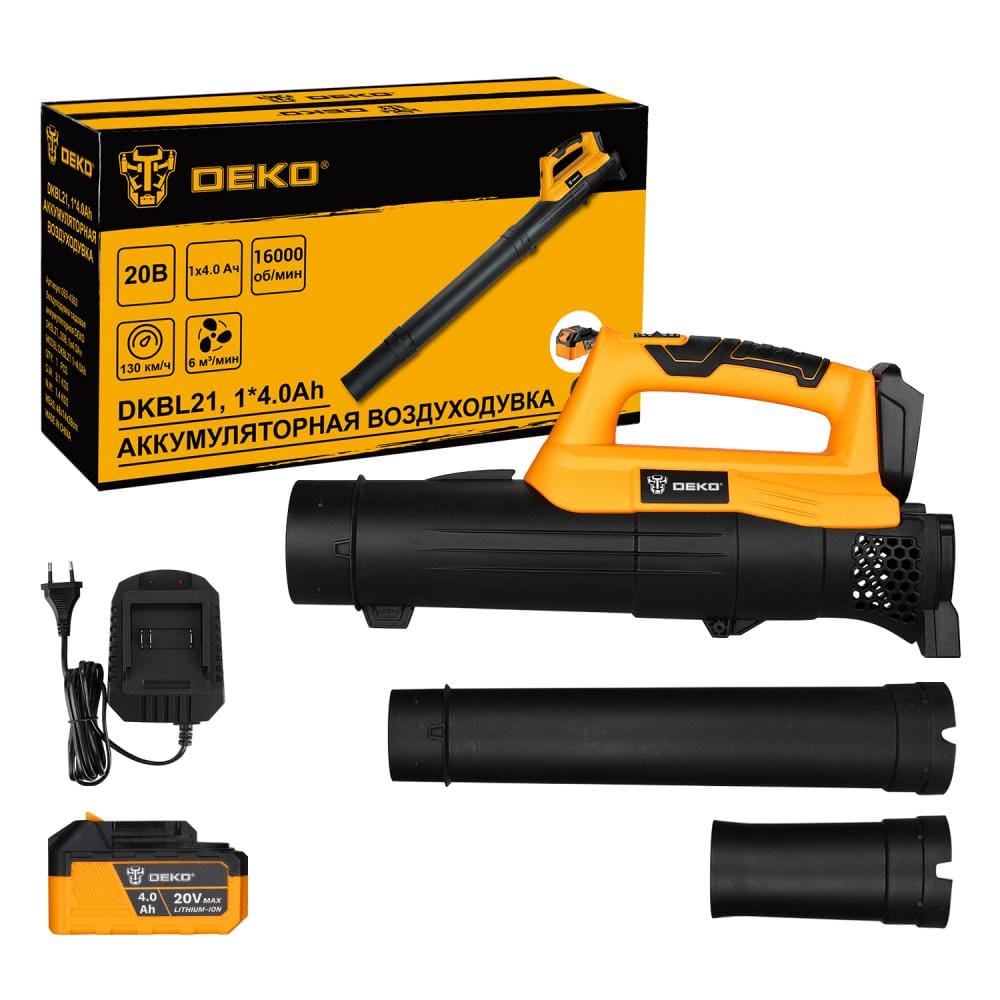 Воздуходувка аккумуляторная DKBL21 Deko