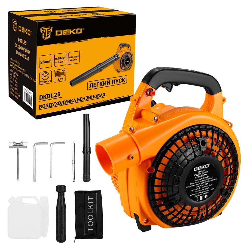 Воздуходувка бензиновая DKBL25 Deko