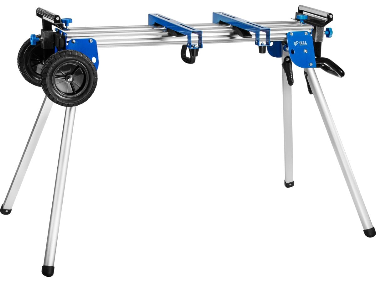 Стол для торцовочной пилы (265х77х97 см, макс.нагрузка 225 кг, макс. ширина посадки 42 см) BULL MT 1026