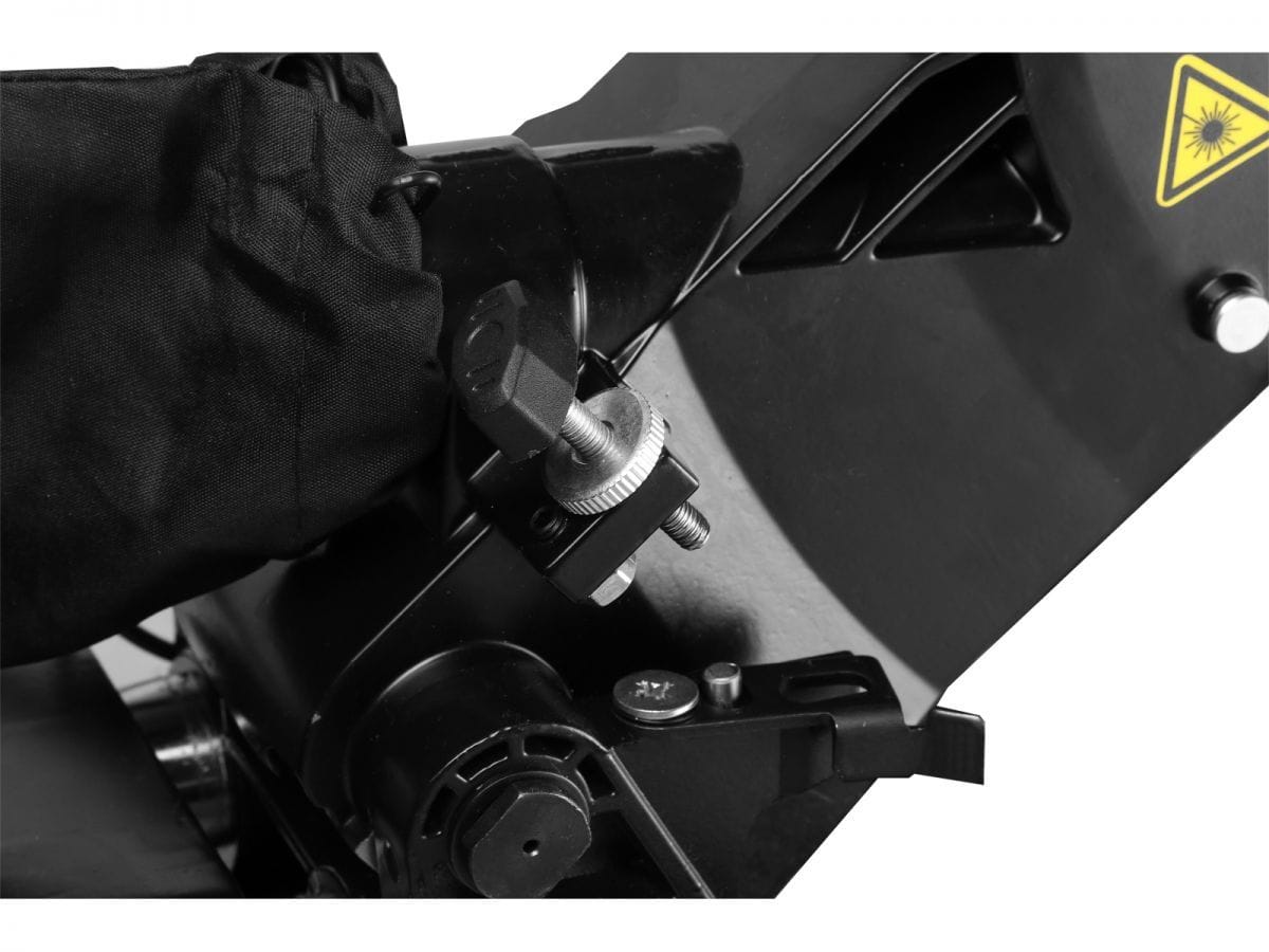 Торцовочная пила в кор. 1800 Вт, 255 мм, глуб. до 89 мм, шир. до 310 мм, лазер, протяжк (Наклонный двигатель, диск 80T в комплекте) BULL CM 2502