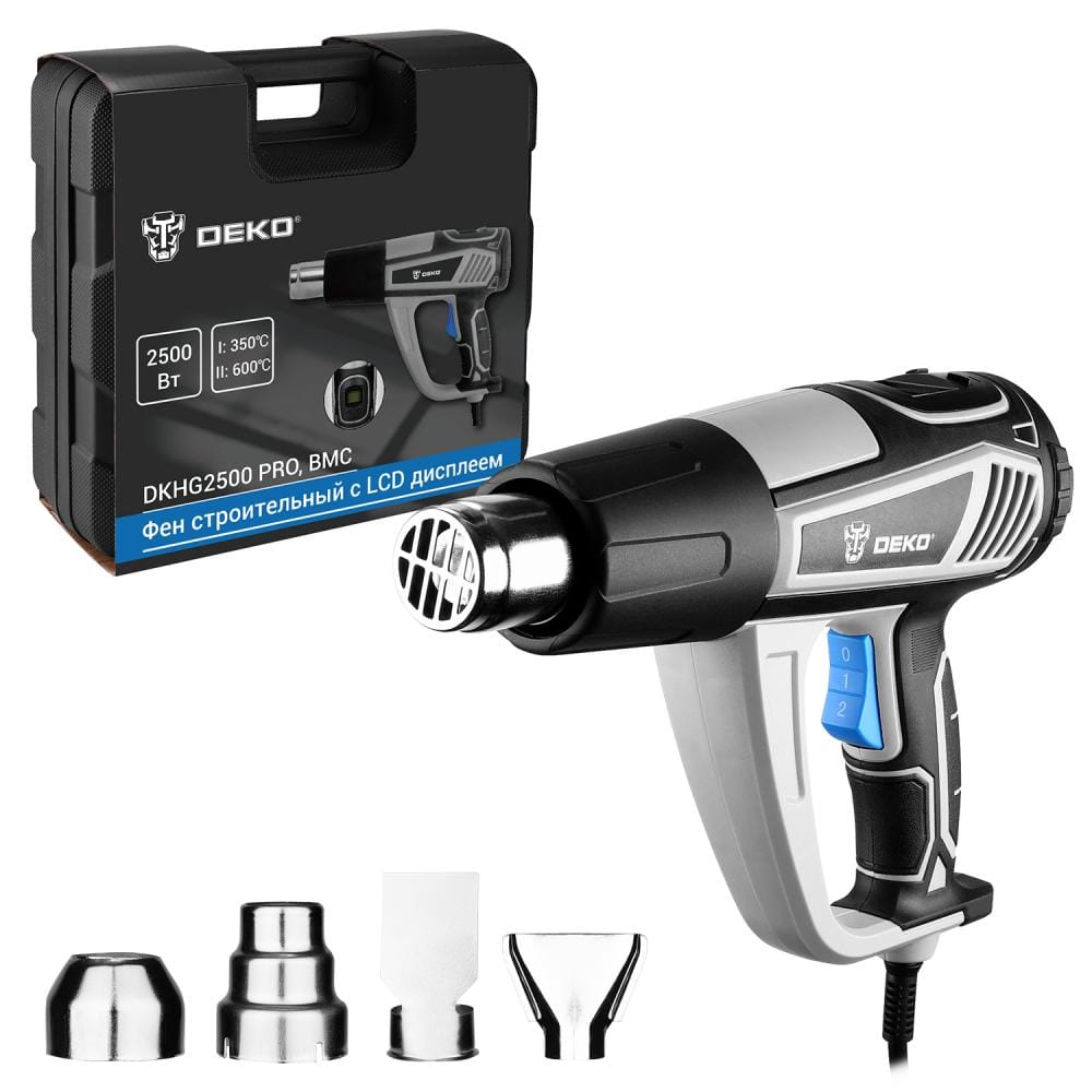 Фен строительный (термовоздуходувка) DKHG2500 PRO Deko