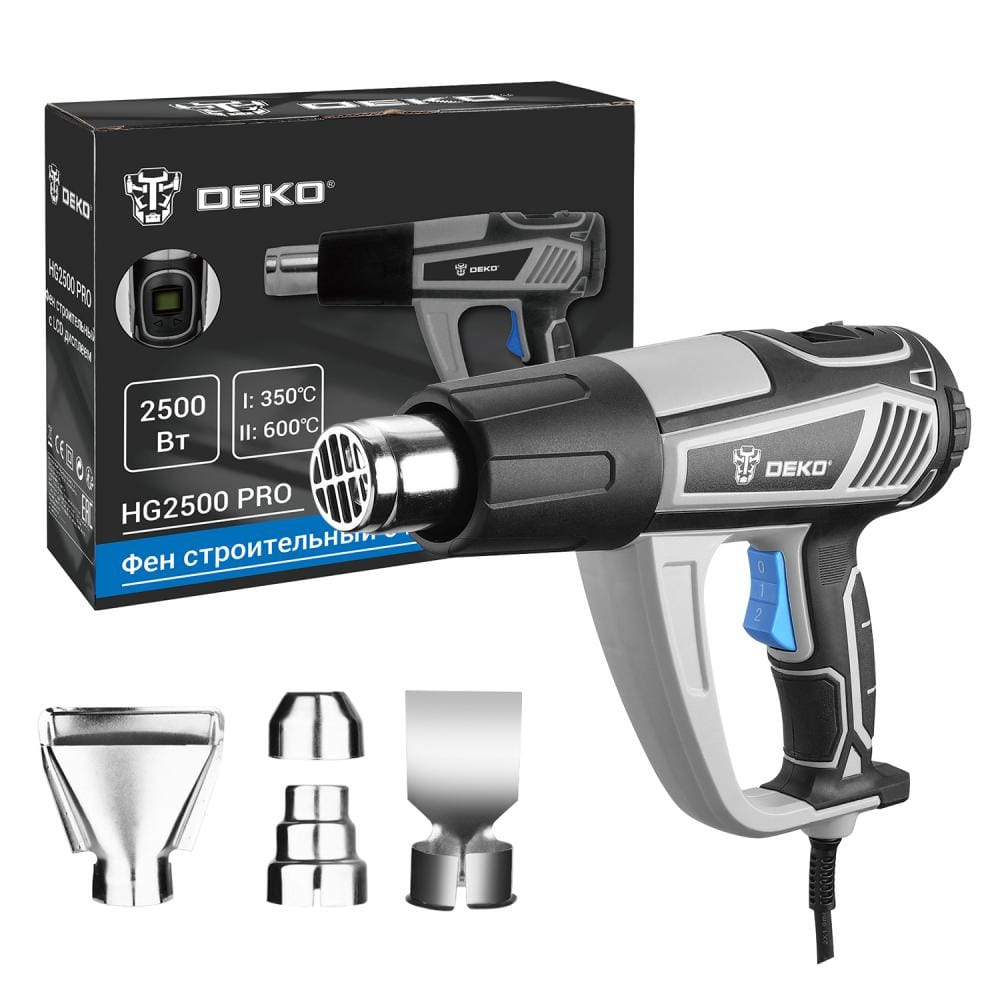 Фен строительный (термовоздуходувка) HG2500 Deko