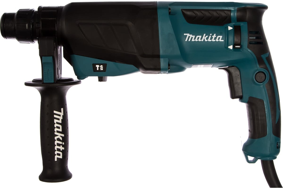 Перфоратор в чем. (800 Вт, 2.4 Дж, 3 реж., патрон SDS-plus, вес 2.8 кг) MAKITA HR 2630