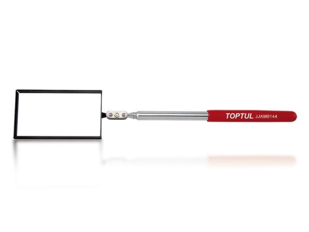 Зеркало телескопическое прямоугольное 50х90мм 307-443мм TOPTUL JJAM0144