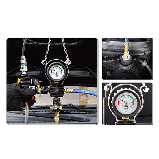 Прибор для проверки герметичности системы охлаждения TOPTUL JGAI0302