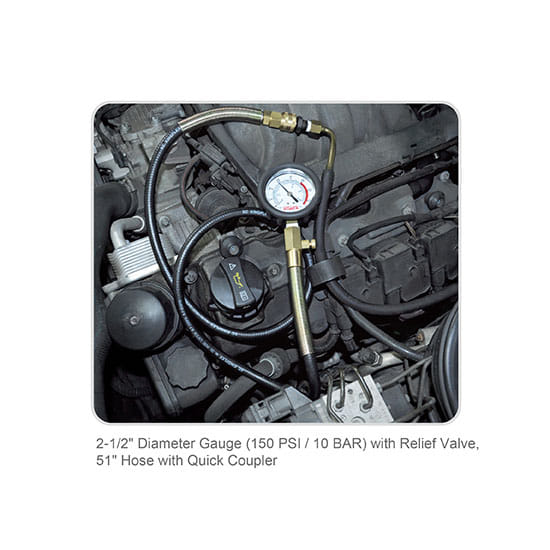 Набор для тестирования давления масла 12пр. TOPTUL JGAI1204