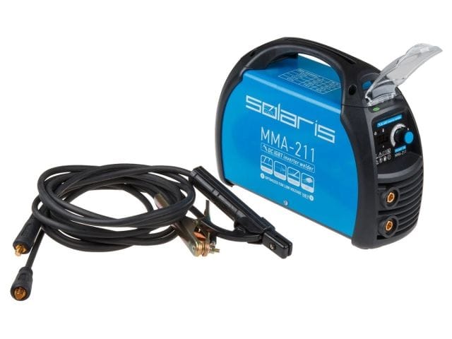 Инвертор сварочный MMA-211 (230В, 20-210 А, 70В, электроды диам. 1.6-4.0 мм, вес 3.9 кг) Solaris