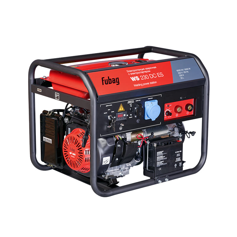 Сварочный генератор WS 230 DC ES с электростартером Fubag 646247