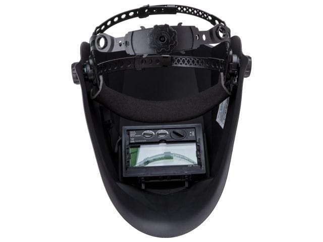 Щиток сварщика с самозатемняющимся светофильтром ASF650Х (красный металлик) (1/1/1/2, 100x45 мм (45,0 см2), DIN 3/9-13 (регул), 4 сенсора, ес Solaris