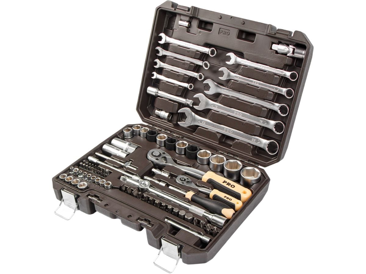 Набор головок и ключей 82пр. 1/4",1/2" DAKAR STARTUL PRO-082DK