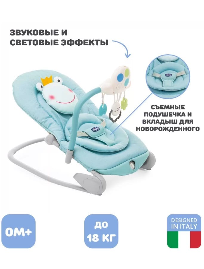 Шезлонг Chicco Ballon Froggy (от 30руб)