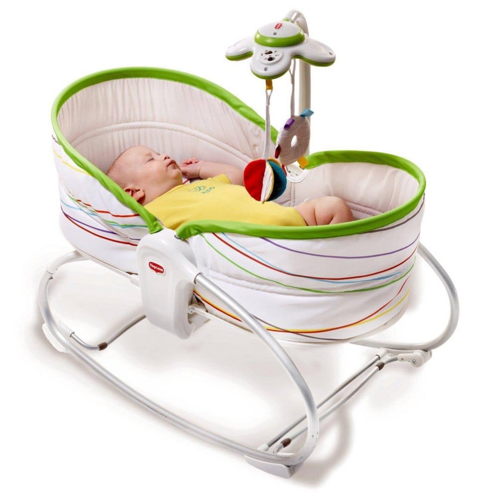 Шезлонг-люлька Tiny Love 3в1 White And Green (от 27руб)