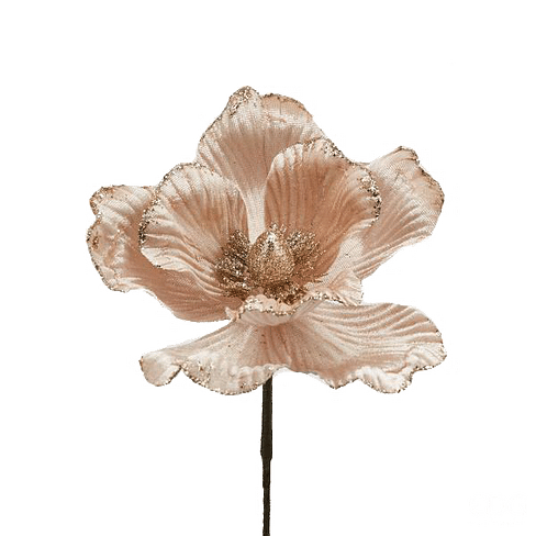 Новогоднее украшение EDG Enzo De Gasperi MAGNOLIA VELVET+GLIT.PICK Арт.682699,01