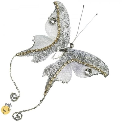 Новогоднее украшение SIA XMAS ORNAMENT BUTTERFLY Арт.962833