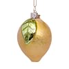 Новогоднее украшение Vondels Yellow lemon w/leaf Арт.1202510080070
