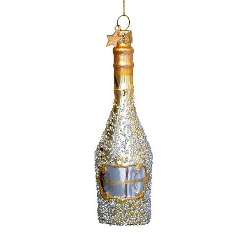 Новогоднее украшение Vondels Gold champagne bottle Арт.1172850160032