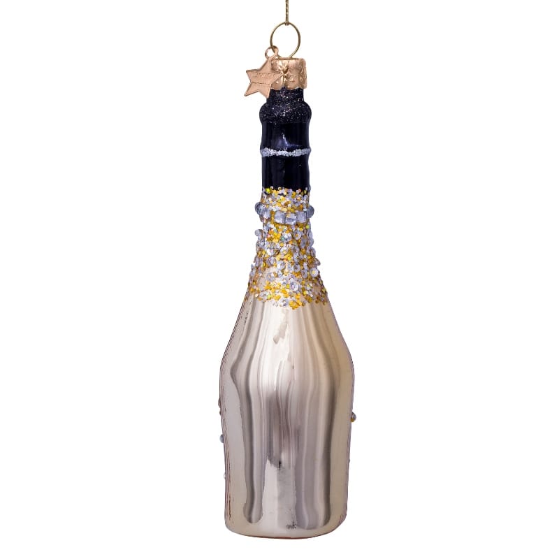 Новогоднее украшение Vondels Gold champagne bottle Арт.1162850160019