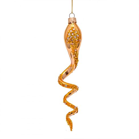 Новогоднее украшение Vondels Gold snake Арт.5197000190017