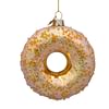 Новогоднее украшение Vondels Gold donut w/gold glitter and sequins Арт.4202810011016