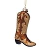 Новогоднее украшение Vondels Brown w/gold glitter cowboy boot Арт.3202000000012