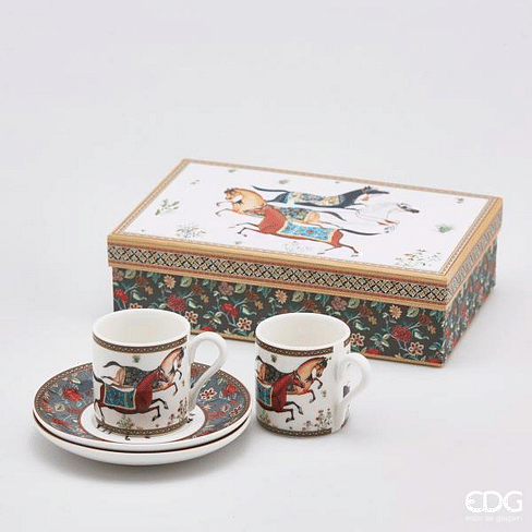 Чашки набор EDG Enzo De Gasperi CAFFE CAVALLI Арт.13490,47