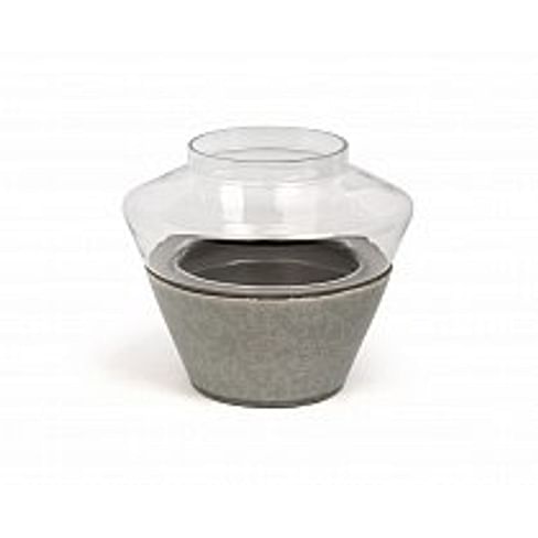 Подсвечник Dome Deco Tealight ceramics with glass top Арт.T2-C66/BE