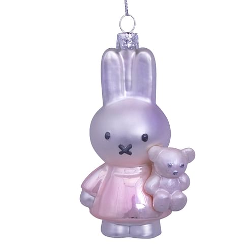 Новогоднее украшение Vondels Nijntje/Miffy baby pink w/bear Арт.5181234110118