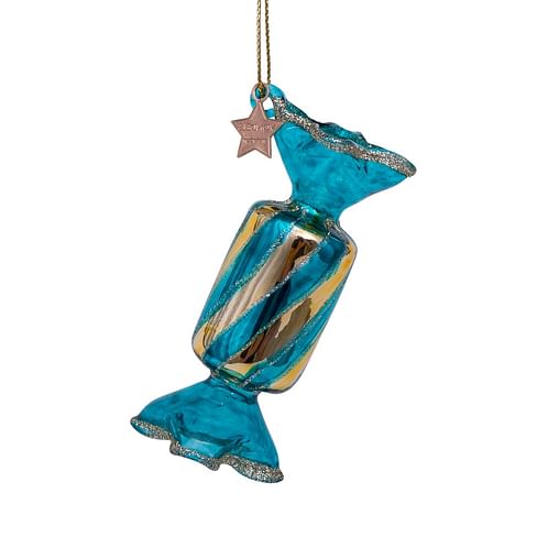 Новогоднее украшение Vondels Green transparant candy Арт.3212810070099