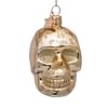 Новогоднее украшение Vondels Shiny gold skull head w/leopard print Арт.1212131080038