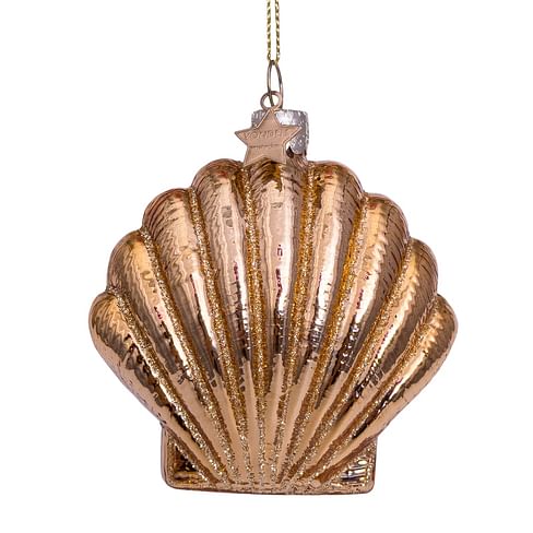 Новогоднее украшение Vondels Shiny gold shell Арт.3212460075017
