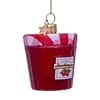 Новогоднее украшение Vondels Red strawberry jam jar Арт.5212800070014