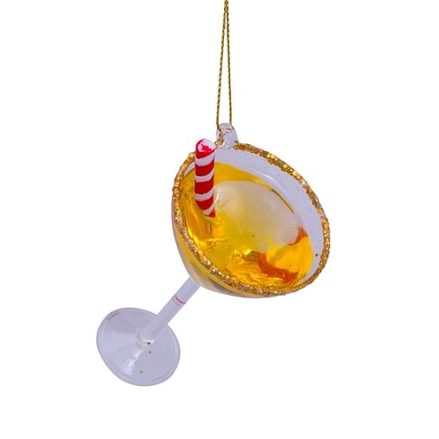 Новогоднее украшение Vondels Cocktail with straw Арт.5212810030015