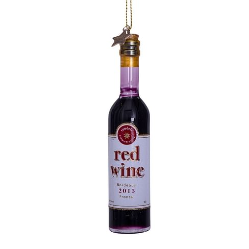 Новогоднее украшение Vondels Red wine bottle Арт.3217000110050