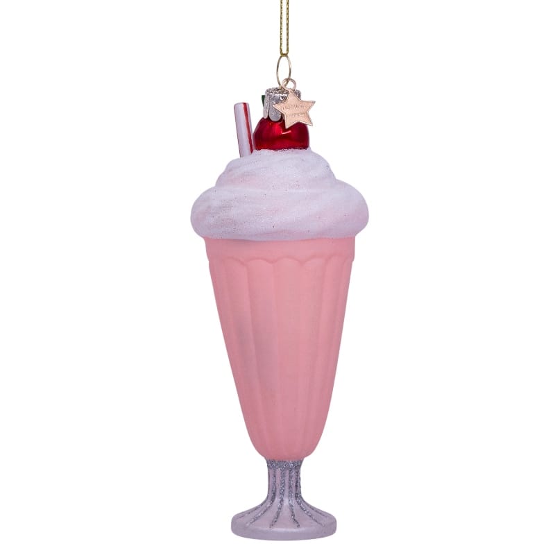 Новогоднее украшение Vondels Soft pink milkshake Арт.2212810150013