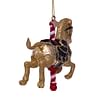 Новогоднее украшение Vondels Shiny gold carousel horse Арт.3212210090017