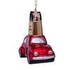Новогоднее украшение Vondels Red car w/gold shoppingbag Арт.3212720090019