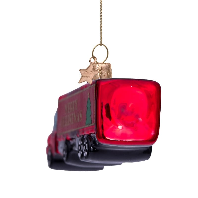 Новогоднее украшение Vondels Red truck w/merry christmas Арт.1212720050015