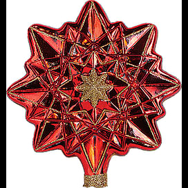 Новогоднее украшение Impuls Star Tree Topper red Арт.A1749R