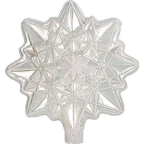 Новогоднее украшение Impuls Star Tree Topper white Арт.A1749W