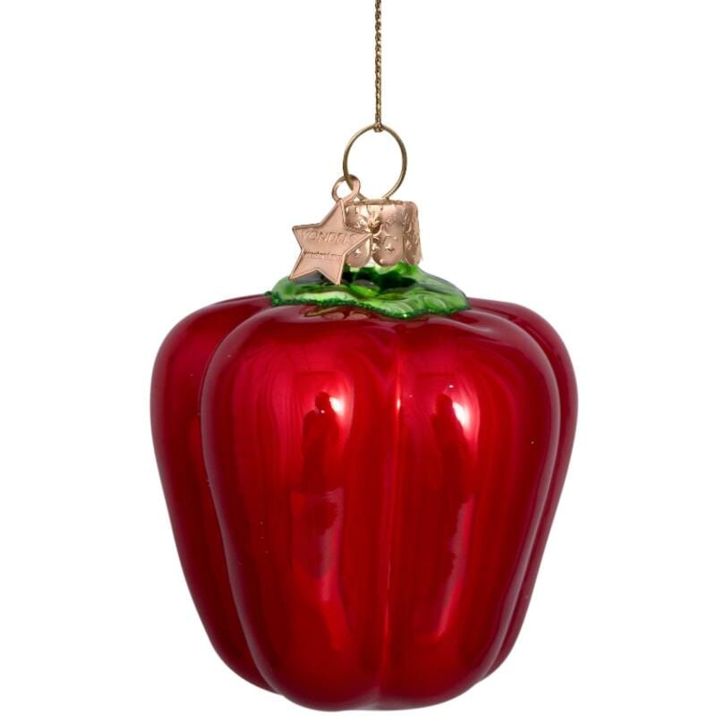 Новогоднее украшение Vondels Red opal paprika Арт.1222810070014