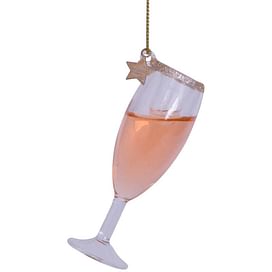 Новогоднее украшение Vondels Rose prosecco glass Арт.2217000080019