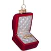 Новогоднее украшение Vondels Red matt wedding ring box w/diamond Арт.2227000090031