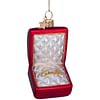 Новогоднее украшение Vondels Red matt wedding ring box w/diamond Арт.2227000090031