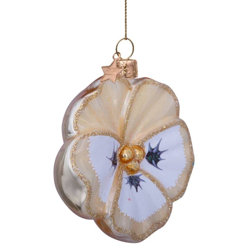 Новогоднее украшение Vondels Yellow opal violet Арт.2227000100037