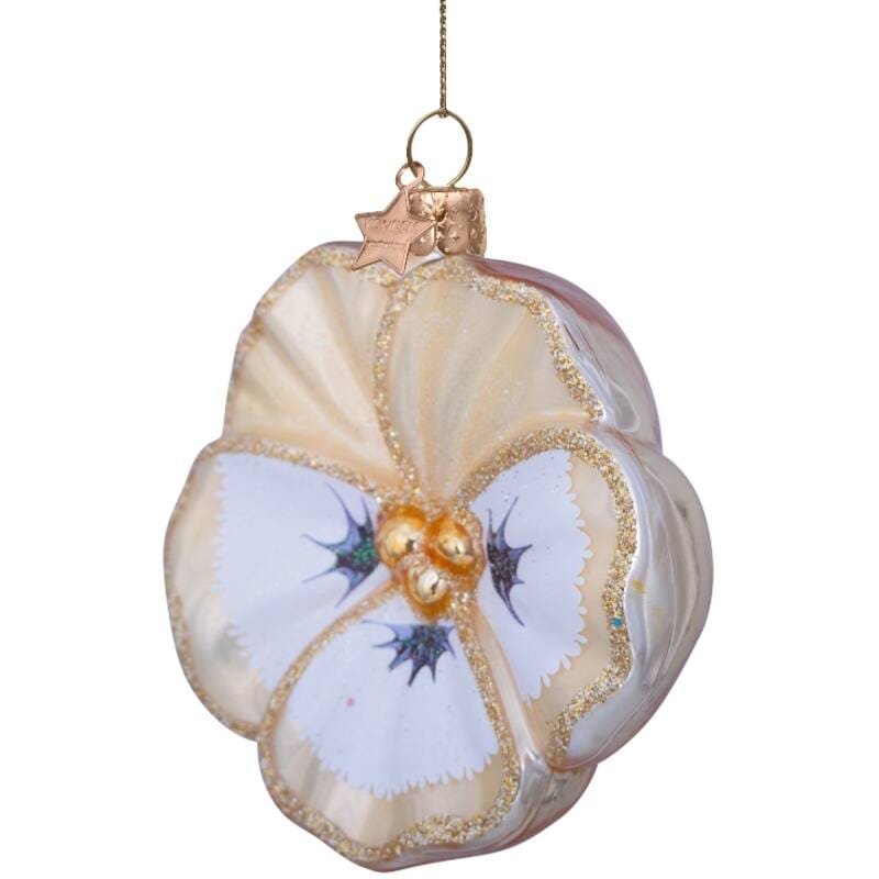 Новогоднее украшение Vondels Yellow opal violet Арт.2227000100037