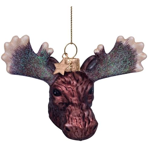 Новогоднее украшение Vondels Brown moose head Арт.3222200060012